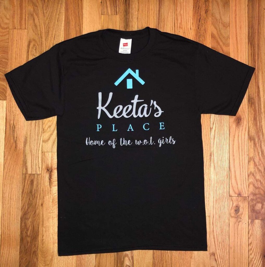 Keeta's Place Official Logo Shirt Black