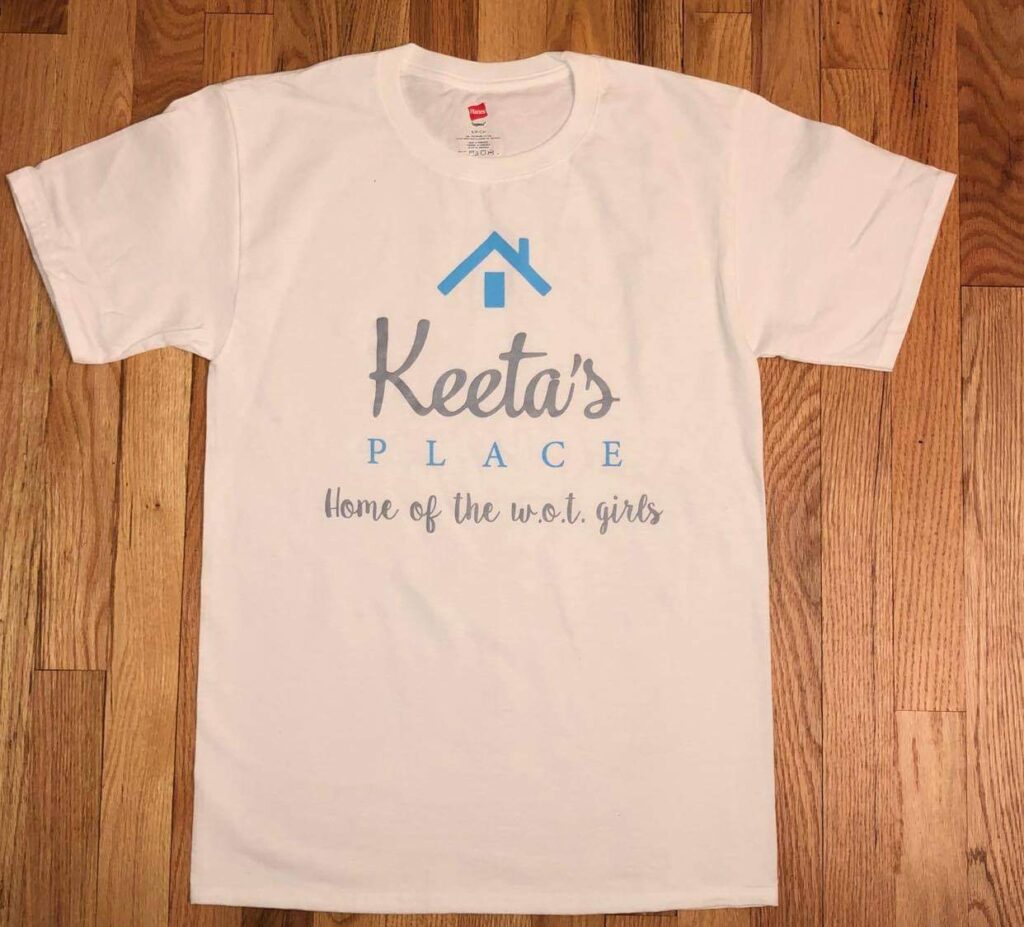 Keeta's Place Official Logo Shirt White